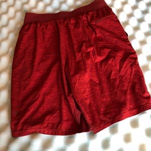 Men’s workout shorts w liner 9”